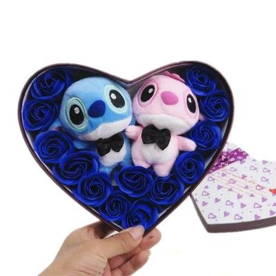 Stitch Stuffed Animal Valentine's Day 20cm 8in Blue 2