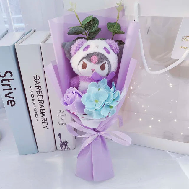 Valentine's Gift Hello Kitty Stuffed Animals Purple 38cm 15in