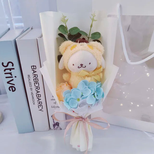 Valentine's Gift Hello Kitty Stuffed Animals Gold 38cm 15in