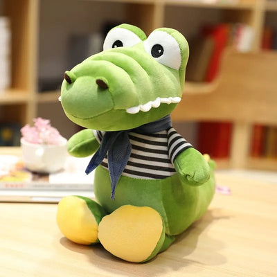 White Alligator Stuffed Animal 30cm 12in Green