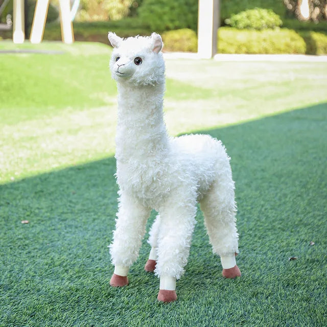 Big Llama Stuffed Animal 60cm 14in White