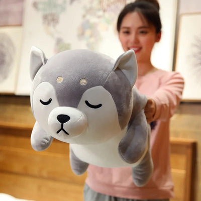 Sleeping Dog Stuffed Animal