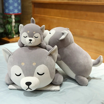 Sleeping Dog Stuffed Animal