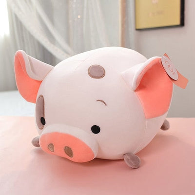 Baby Pig Stuffed Animal Blanc