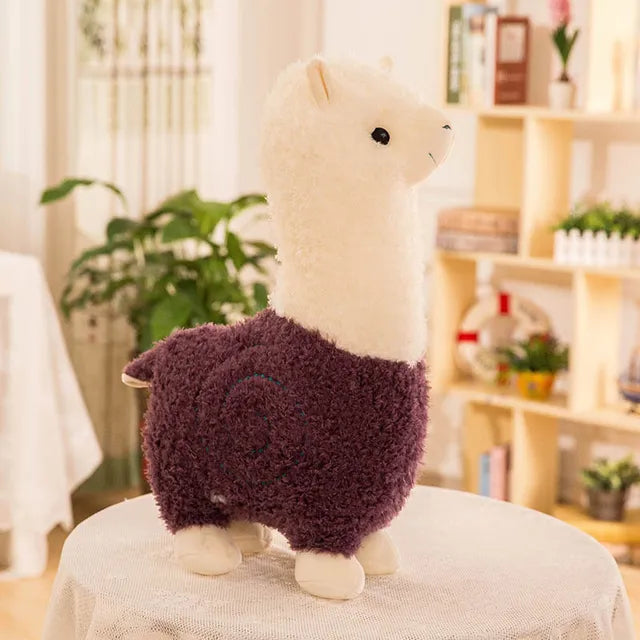 Big Llama Stuffed Animal Purple