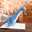 Big Pink Dinosaur Stuffed Animal Blue