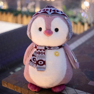 Christmas Penguin Stuffed Animal Variant 2
