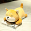 Corgi Puppy Stuffed Animal 35cm 14in Brown Closed Eyes