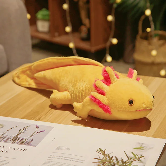 Cute Axolotl Stuffed Animal Yellow