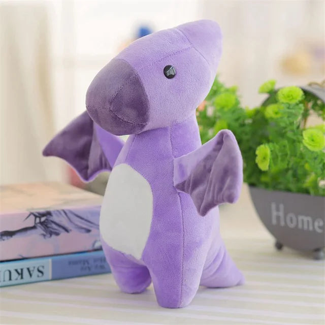 Cute Dinosaur Plush Stuffed Animal 30cm Purple