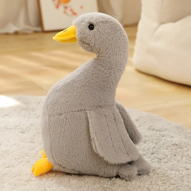 Cute Duck Stuffed Animal 30cm 12in Grey