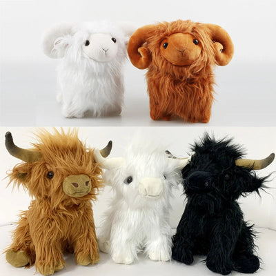 Cute Highland Cow Stuffed Animal