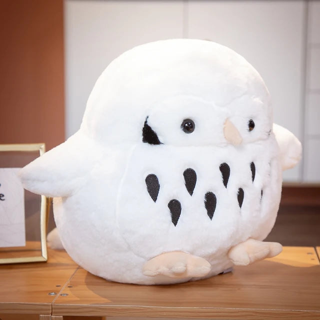 Cute Owl Stuffed Animal 45cm 18in White