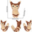 Cute Pokemon Stuffed Animal Furret-brown
