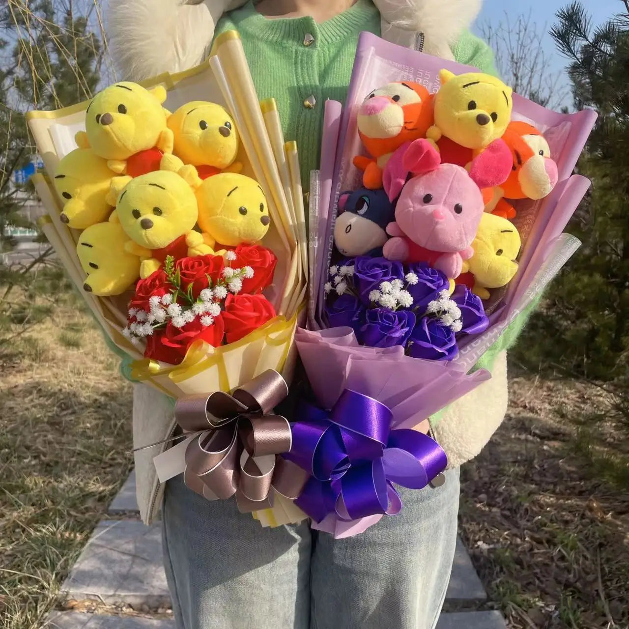 Disney Valentine's Day Bouquet Plush