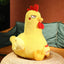 Fluffy Chicken Stuffed Animals Yellow