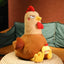 Fluffy Chicken Stuffed Animals Brown