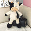 Fluffy Cow Stuffed Animal Standing Cow 30cm 12in