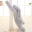 Giant Bunny Stuffed Animal Grey 90cm 35in
