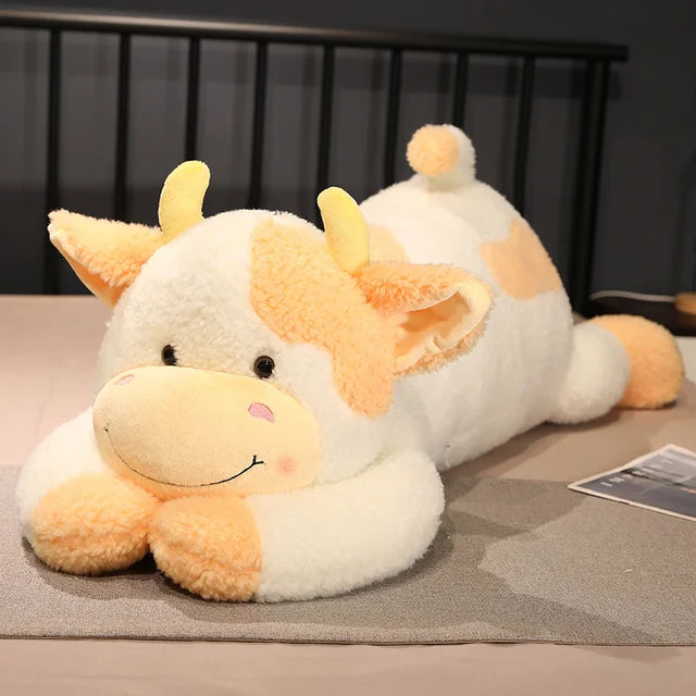 Giant Cow Stuffed Animal Yellow 90cm 35in