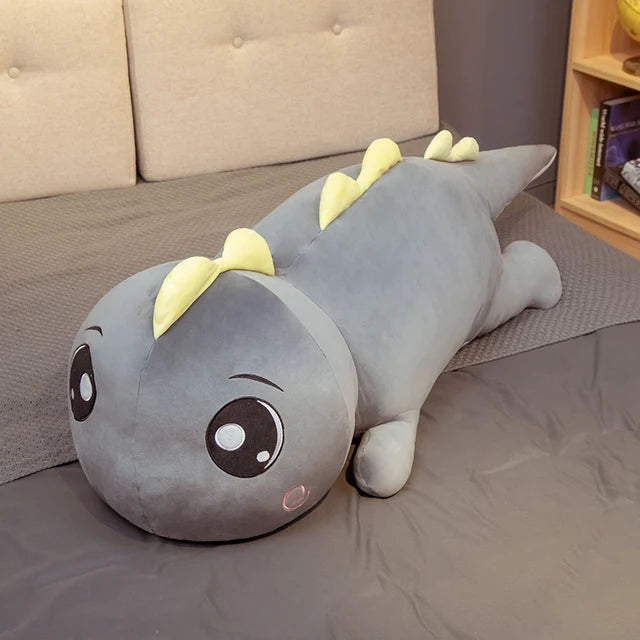 Giant Dinosaur Stuffed Animal 80cm 31in Gray
