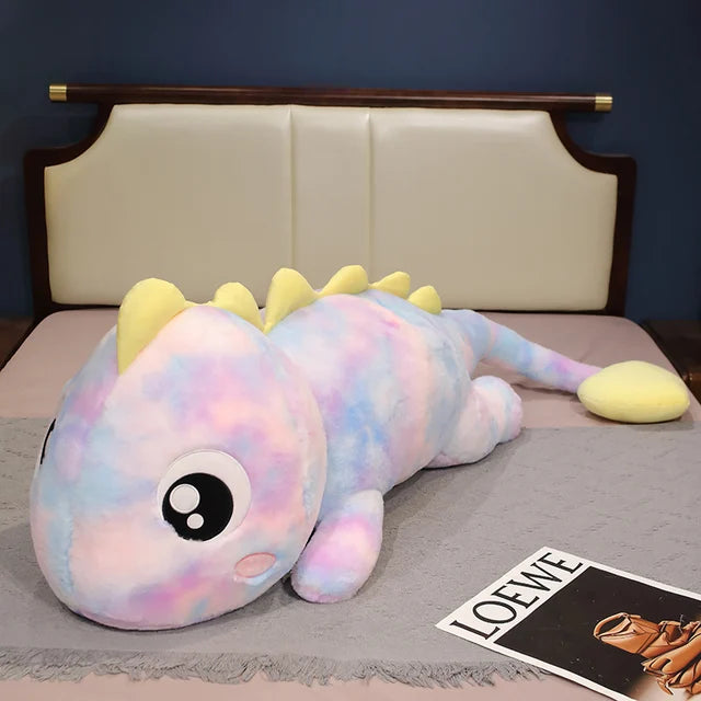 Giant Dinosaur Stuffed Animal 100cm 39in Rainbow Purple
