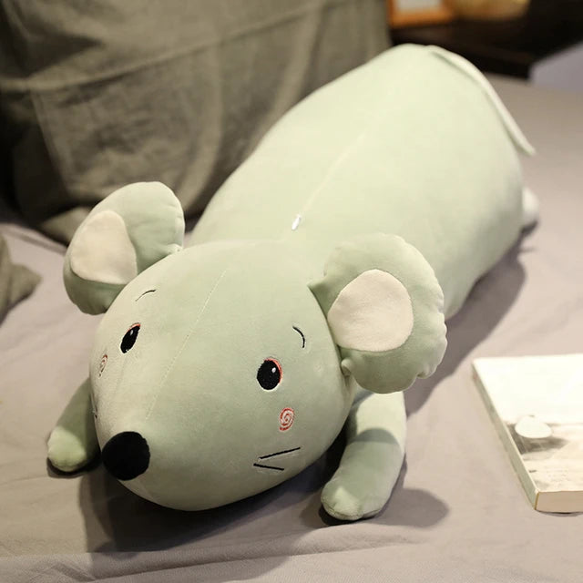 Giant Rat Stuffed Animal 130cm 51in Green Open Eyes