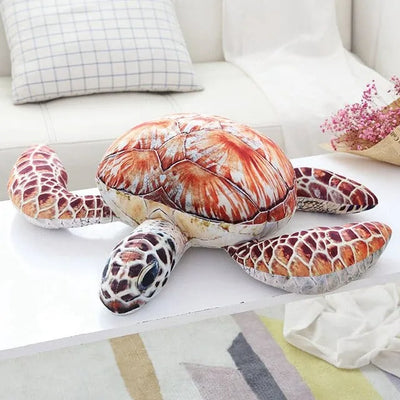 Giant Turtle Stuffed Animal Brown
