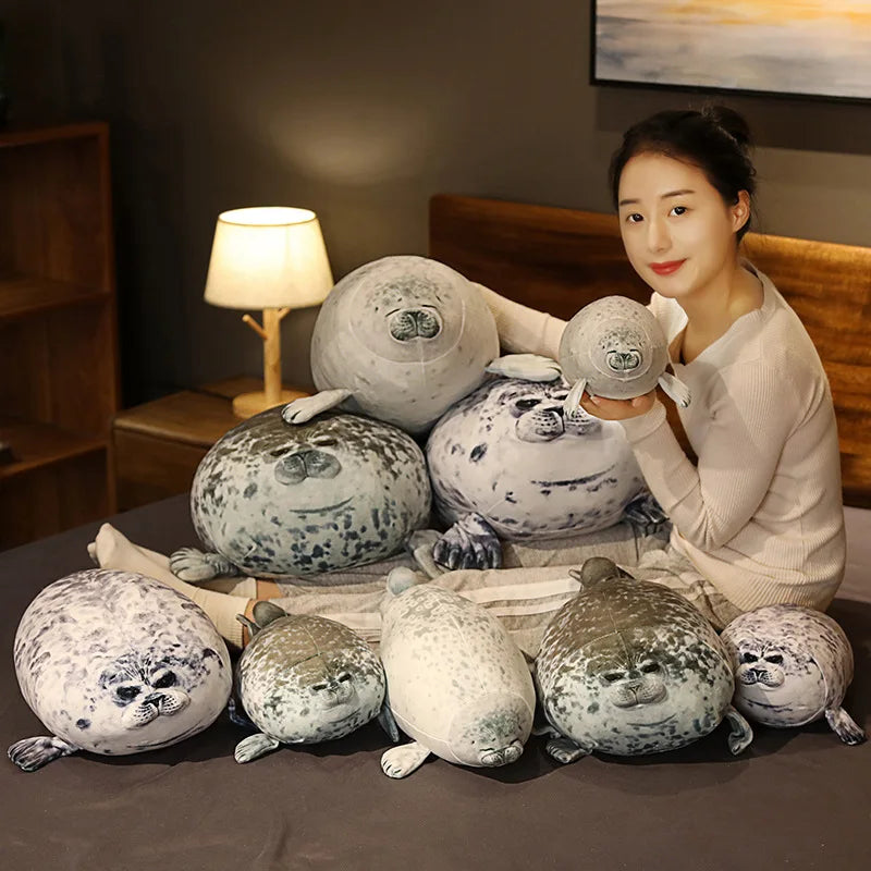 Grey Seal Stuffed Animal