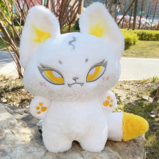 Kawaii Wolf Stuffed Animal white 35cm doll