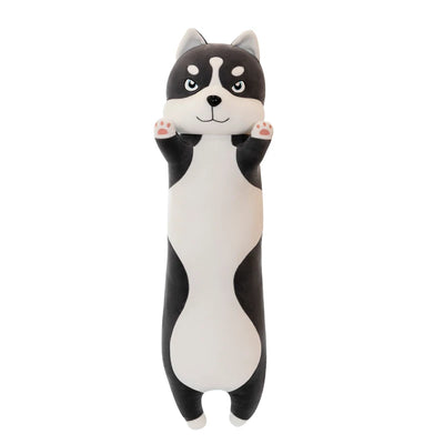 Long Pillow Husky Stuffed Animal