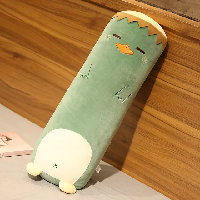 Long Pillow Stuffed Animal 85cm 33in green
