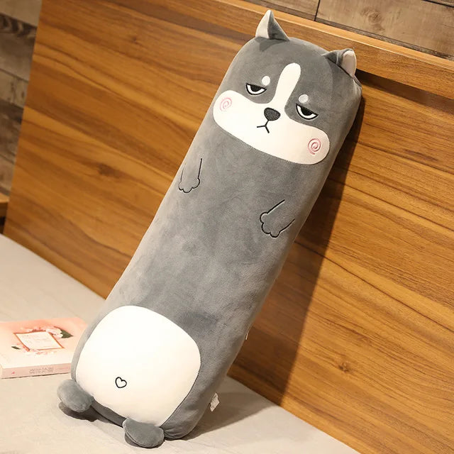 Long Pillow Stuffed Animal husky