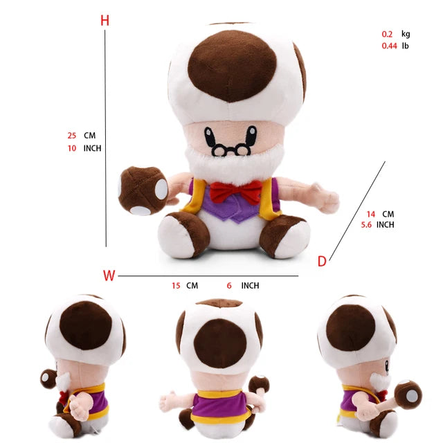 Mario Bros Stuffed Animal old mushroom