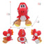 Mario Bros Stuffed Animal Yoshi Red