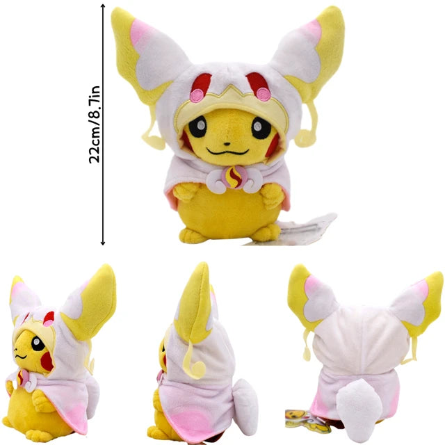 Pikachu in Disguise Pokemon Plushie Stuffed Animal Pikachu Cos Audino