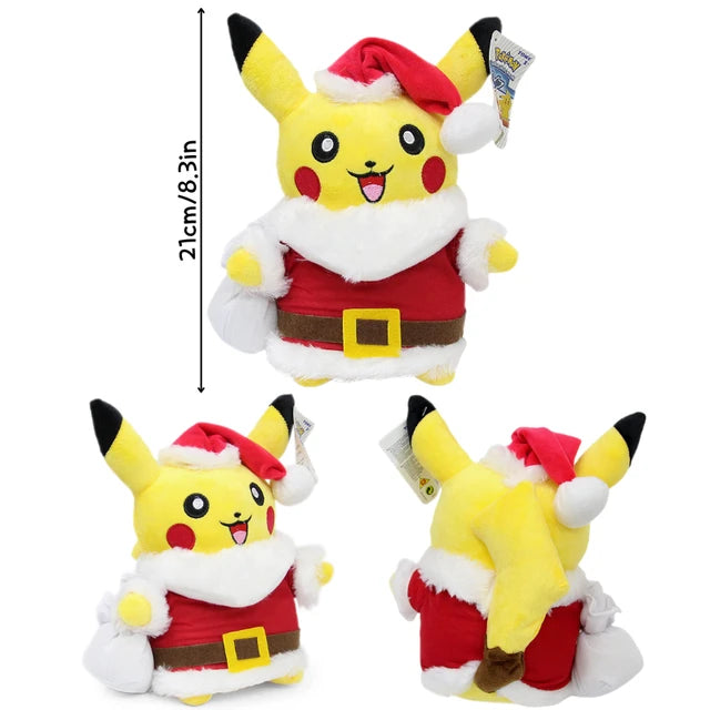Pikachu in Disguise Pokemon Plushie Stuffed Animal Pikachu Christmas