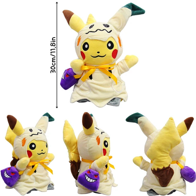 Pikachu in Disguise Pokemon Plushie Stuffed Animal Pikachu Cos Mimikyu