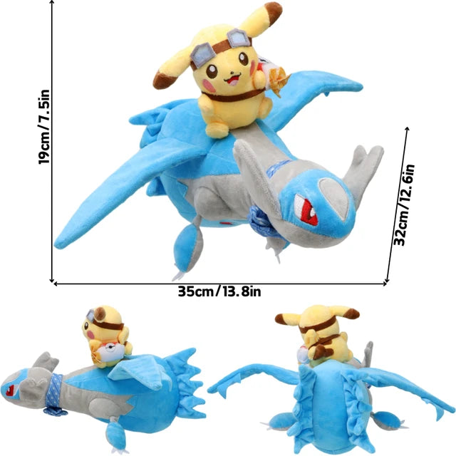 Pikachu in Disguise Pokemon Plushie Stuffed Animal Latios Pikachu