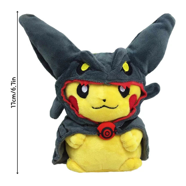 Pikachu in Disguise Pokemon Plushie Stuffed Animal Pikachu Rayquaza 2