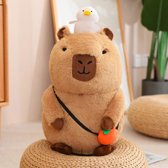 Plush Capybara Stuffed Animal 20cm 8in sit