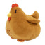 Plush Chicken Stuffed Animal Brown 20cm 8in