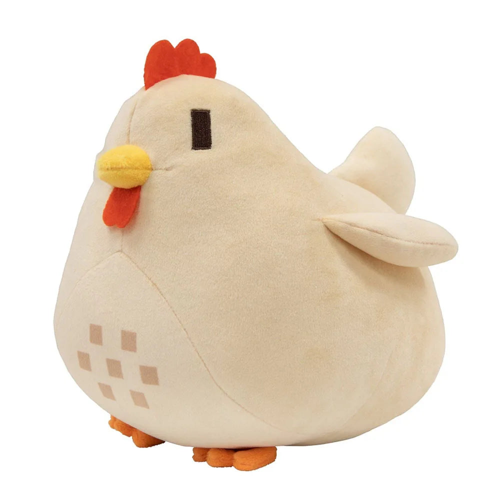Plush Chicken Stuffed Animal Creamy White 20cm 8in