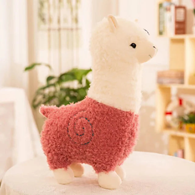 Plush Llama Stuffed Animal Pink 25cm 10in
