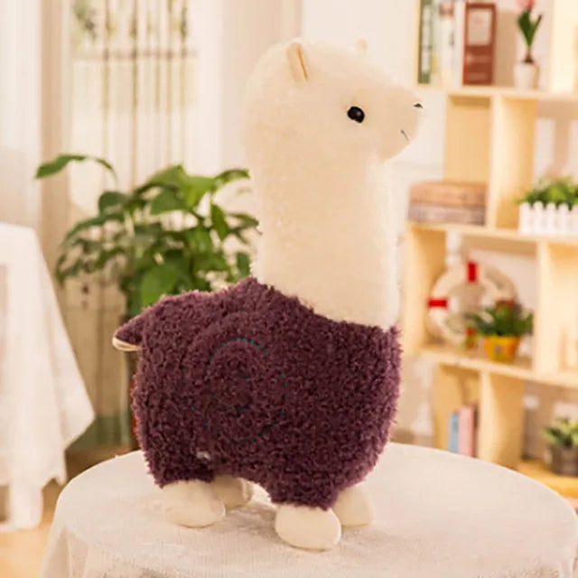Plush Llama Stuffed Animal Purple 25cm 10in