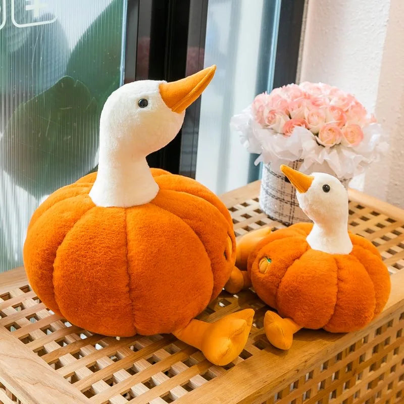 Pumpkin Goose Stuffed Animal