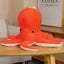 Purple Octopus Stuffed Animal 30cm 12in Orange