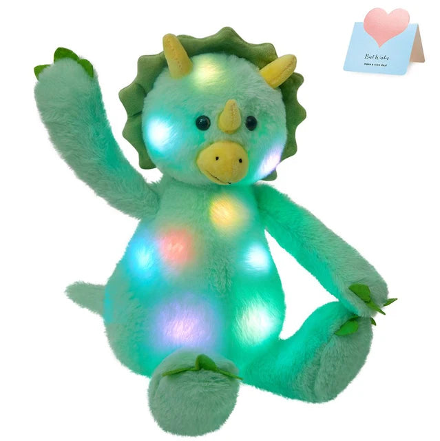 Rainbow LED Monkey Stuffed Animal Dinosaur