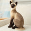 Realistic Cat Stuffed Animals Gris 40cm 16in