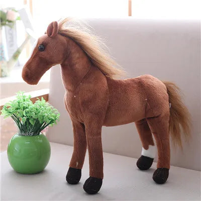 Realistic Horse Stuffed Animal 50cm 20in brown